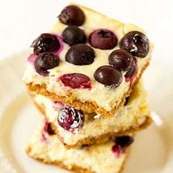Lemon Blueberry Cheesecake Bars