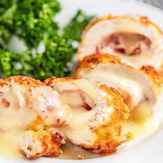 Classic Chicken Cordon Bleu (Baked or Fried)