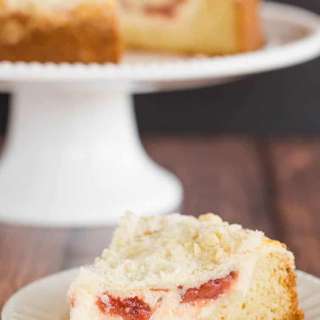 Strawberry Rhubarb Coffee Cake