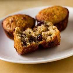 Oatmeal Muffins with Dates, Cranberries and Pecans