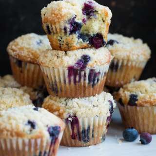 Best Blueberry Streusel Muffins