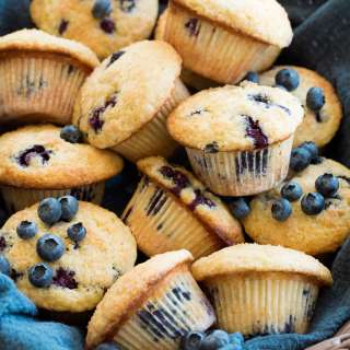 Easy Homemade Blueberry Muffins