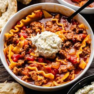 Homemade Lasagna Soup
