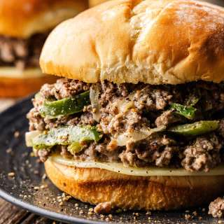 Ground Beef Cheesesteak