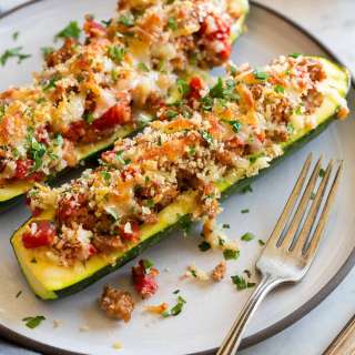 Stuffed Zucchini Boats