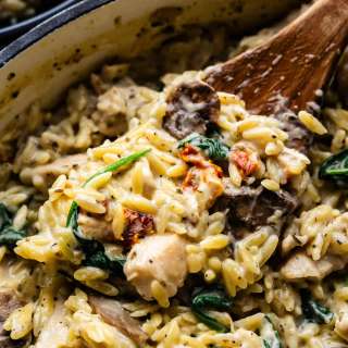 One Pot Italian Chicken Orzo