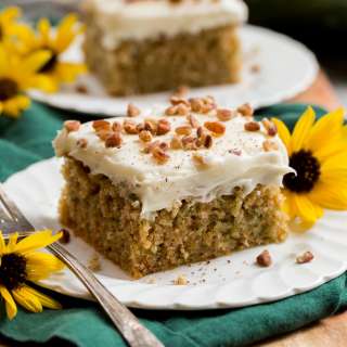 Zucchini Cake with Cream Cheese Frosting