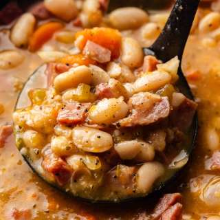 Slow Cooker Ham and Beans