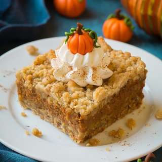 Pumpkin Pie Crumb Bars