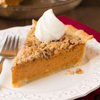 Streusel Pumpkin Pie