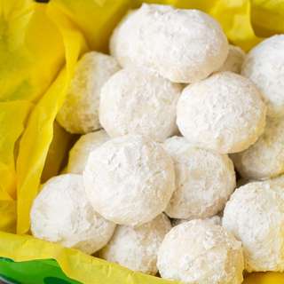 Lemon Snowball Cookies