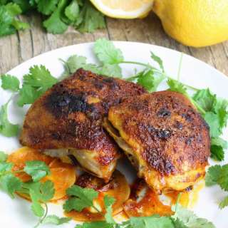 Moroccan Chicken Thighs