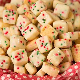Funfetti Shortbread Bites