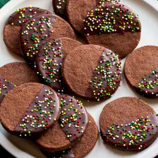 Chocolate Shortbead Cookies
