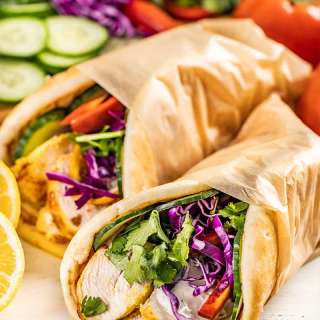 Moroccan Chicken Gyros