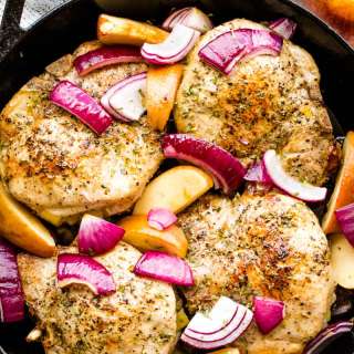 Apple Stuffed Pork Chops