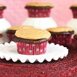 Chocolate Cupcakes with Penuche Frosting