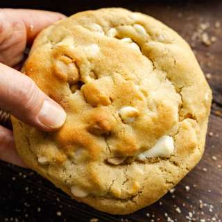 Bakery Style White Chocolate Macadamia Nut Cookies
