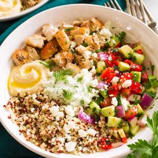 Greek Chicken Bowls