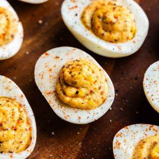 BBQ Deviled Eggs