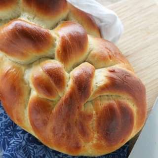 Homemade Challah Bread with a 6 Stranded Braid