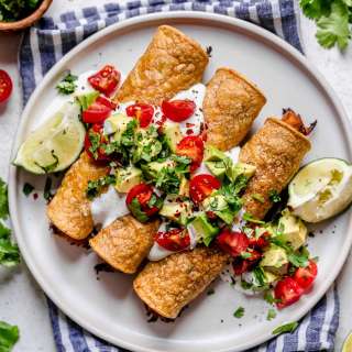 Baked Chicken Taquitos
