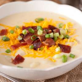 Cheesy Bacon Ranch Potato Soup