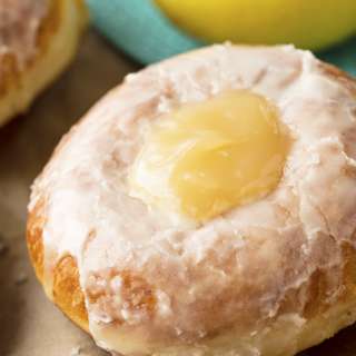 Lemon Filled Doughnuts