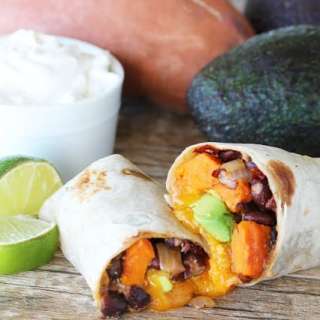 Chipotle Sweet Potato Burritos