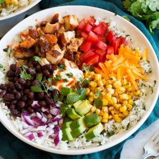 Chicken Burrito Bowls
