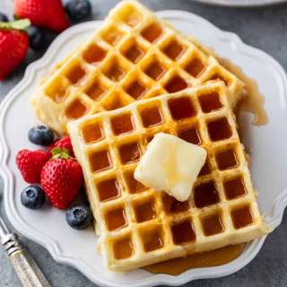 Perfectly Easy Homemade Waffles