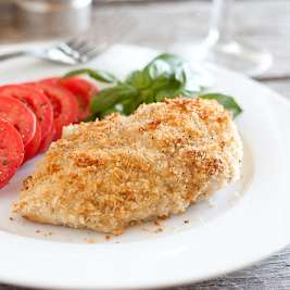 Crispy Pesto Parmesan Chicken