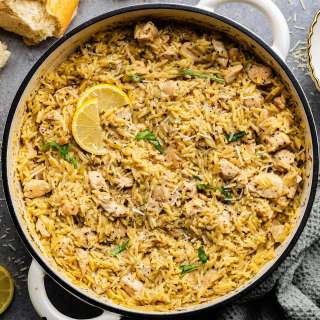 Lemon Chicken and Orzo
