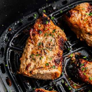 Garlic Mustard Air Fryer Pork Tenderloin