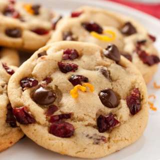 Orange Cranberry Chocolate Chip Cookies
