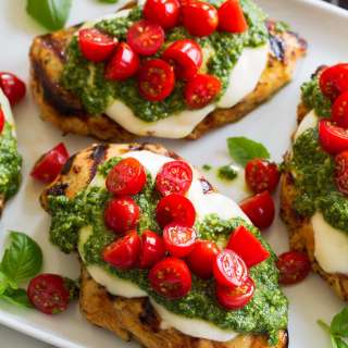 Grilled Chicken Margherita