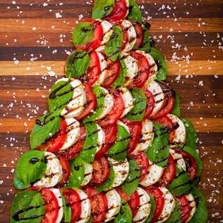 Caprese Christmas Tree