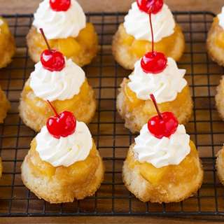 Pineapple Upside Down Cupcakes
