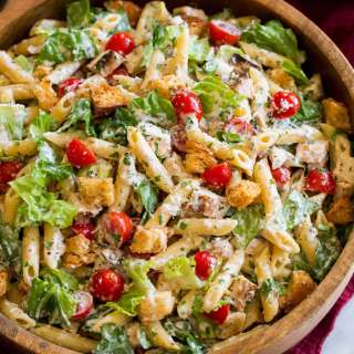 Chicken Caesar Pasta Salad