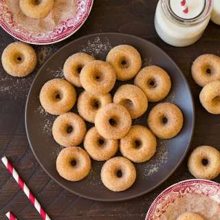 Baked Cinnamon Sugar Mini Donuts