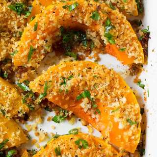 Parmesan Butternut Squash Gratin