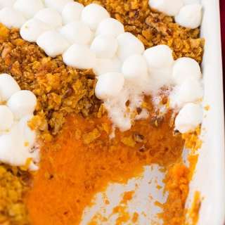 Browned Butter Sweet Potato Casserole