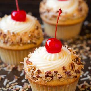 Italian Cream Cupcakes