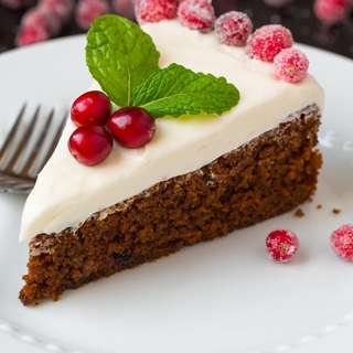 Gingerbread Cake with Cream Cheese Frosting