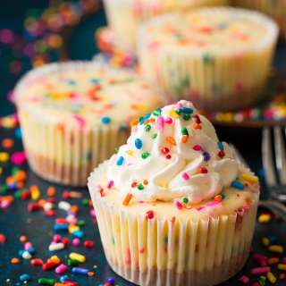 Funfetti Mini Cheesecakes