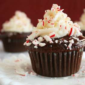 Peppermint Chocolate Cupcakes