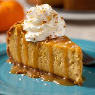 Salted Caramel Pumpkin Cheesecake