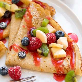 Healthy Oat Flour Crepes