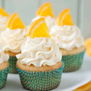 Orange Creamsicle Cupcakes