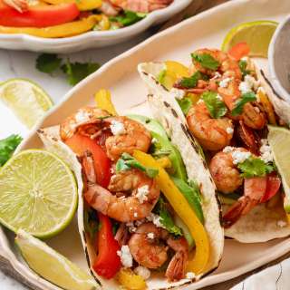 Shrimp Fajitas